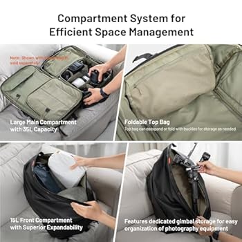 PGYTECH OneMo Travel Backpack 35L, Multifunctional Camera
